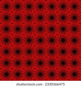 Southeast Asian pattern ancient style and geometric style black white and red colors