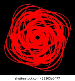 Southeast Asian pattern ancient style and geometric style black white and red colors