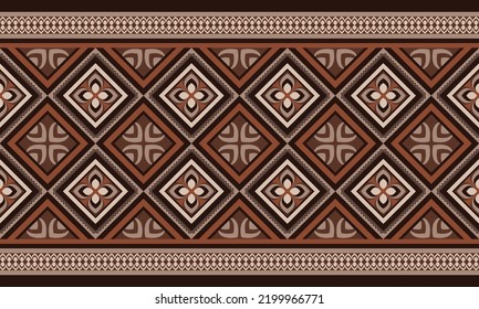 Southeast Asian Pattern Designed For Textile