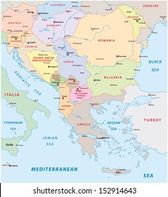 Southeast Europe Map