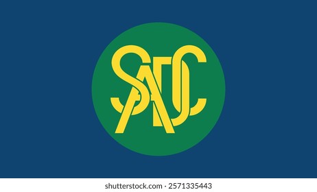 Southern African Development Community Flag Vector Illustration