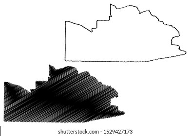 Southern Highlands Province (Independent State of Papua New Guinea, PNG, Provinces of Papua New Guinea) map vector illustration, scribble sketch Southern Highlands map