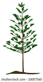 Southern Pine vector is hand drawn original artwork in AI-EPS8 format.