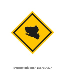 southern region map in country of sierra leone