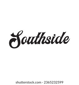 southside text on white background.