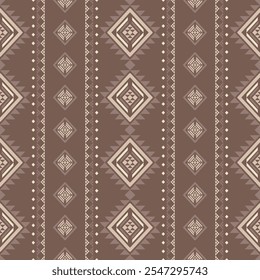 Southwest Aztec geometric Native American Mexican Navajo tribal ethnic seamless pattern fabric colorful design vector for textile printing