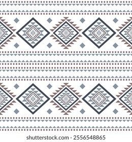 Southwest Aztec geometric Native American Mexican Navajo tribal ethnic boho indian texture ornament seamless pattern fabric colorful design vector for woven textile printing blanket rug carpet fashion