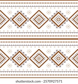 Southwest Aztec geometric Native American Mexican Navajo tribal ethnic boho indian texture ornament seamless pattern fabric colorful design vector for woven textile printing blanket rug carpet fashion