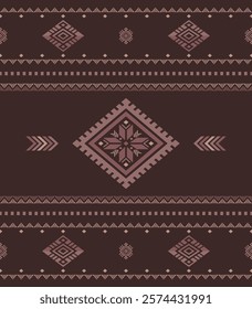 Southwest Aztec geometric Native American Mexican Navajo tribal ethnic boho indian texture ornament seamless pattern fabric colorful design vector for woven textile printing blanket rug carpet fashion