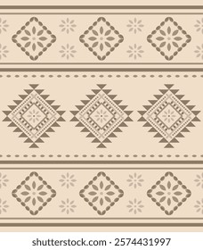 Southwest Aztec geometric Native American Mexican Navajo tribal ethnic boho indian texture ornament seamless pattern fabric colorful design vector for woven textile printing blanket rug carpet fashion