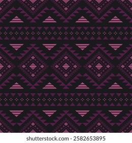 Southwest Aztec geometric Native American Mexican Navajo tribal ethnic boho indian texture ornament seamless pattern fabric colorful design vector for woven textile printing blanket rug carpet fashion