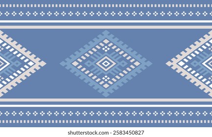 Southwest Aztec geometric Native American Mexican Navajo tribal ethnic boho indian texture ornament seamless pattern fabric colorful design vector for woven textile printing blanket rug carpet fashion