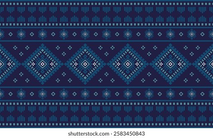 Southwest Aztec geometric Native American Mexican Navajo tribal ethnic boho indian texture ornament seamless pattern fabric colorful design vector for woven textile printing blanket rug carpet fashion