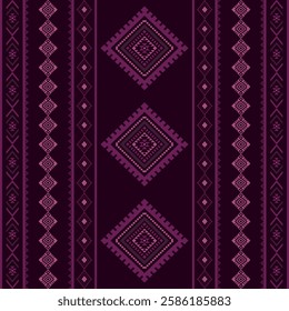 Southwest Aztec geometric Native American Mexican Navajo tribal ethnic boho indian texture ornament seamless pattern fabric colorful design vector for woven textile printing blanket rug carpet fashion