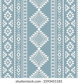 Southwest Aztec geometric Native American Mexican Navajo tribal ethnic boho indian texture ornament seamless pattern fabric colorful design vector for woven textile printing blanket rug carpet fashion