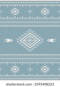 Southwest Aztec geometric Native American Mexican Navajo tribal ethnic boho indian texture ornament seamless pattern fabric colorful design vector for woven textile printing blanket rug carpet fashion