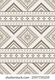Southwest Aztec geometric Native American Mexican Navajo tribal ethnic boho indian texture ornament seamless pattern fabric colorful design vector for textile printing blanket rug carpet fashion 