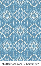 Southwest geometric seamless patterns Aztec Navajo Native American tribal ethnic colorful for textile printing