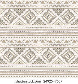 Southwest geometric seamless patterns Aztec Navajo Native American tribal ethnic colorful for textile printing
