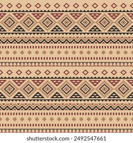 Patrones geométricos sin fisuras suroeste azteca navajo nativo americano tribal colorido para impresión textil