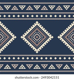 Southwest geometric seamless patterns Aztec Navajo Native American tribal ethnic colorful for textile printing