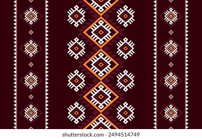 Southwest geometric seamless patterns Aztec Navajo Native American tribal ethnic colorful for textile printing