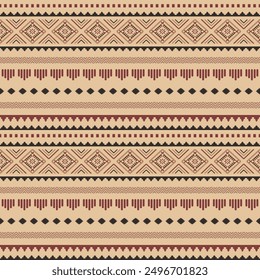 Patrones sin costuras geométricos del suroeste Azteca Navajo Nativo americano tribal étnico colorido para la impresión textil