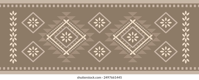 Südwest geometrische nahtlose Muster Aztec Navajo Indianer Stamm ethnisch bunt für Stoffdruck