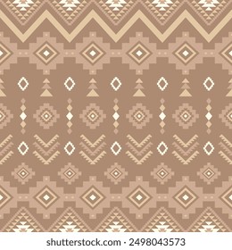 Southwest geometric seamless patterns Aztec Navajo Native American tribal ethnic colorful for textile printing