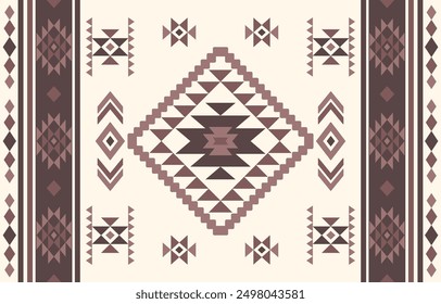 Patrones sin costuras geométricos del suroeste Azteca Navajo Nativo americano tribal étnico colorido para la impresión textil