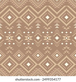 Southwest geometric seamless patterns Aztec Navajo Native American tribal ethnic colorful for textile printing