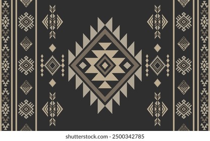 Southwest geometric seamless patterns Aztec Navajo Native American tribal ethnic colorful for textile printing