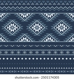 Southwest geometric seamless patterns Aztec Navajo Native American tribal ethnic colorful for textile printing