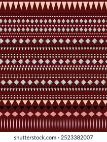 Patrones sin costuras geométricos del suroeste Azteca Navajo Nativo americano tribal étnico colorido para la impresión textil