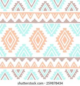 Southwest Inspired Vector Seamless Pattern