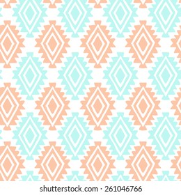 Southwest Inspired Vector Seamless Pattern