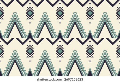 Patrón sin costuras de los nativos americanos del suroeste, diseño textil geométrico azteca navajo boho tribal, fondo de tela étnica del desierto.