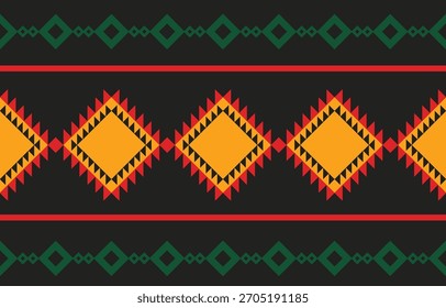 Patrón sin costuras de los nativos americanos del suroeste, diseño textil geométrico azteca navajo boho tribal, fondo de tela étnica del desierto.