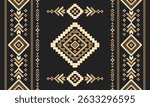 Southwest Native seamless pattern ethnic tribal Aztec geometric Navajo Native American fabric colorful design vector for textile print