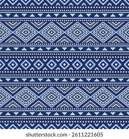 Southwest Native seamless pattern ethnic tribal Aztec geometric Navajo Native American fabric colorful design vector for textile print