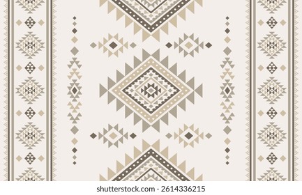 Southwest Native seamless pattern ethnic tribal Aztec geometric Navajo Native American fabric colorful design vector for textile print