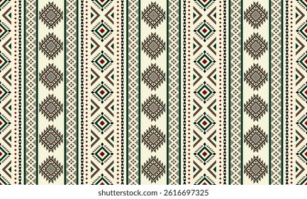 Southwest Native seamless pattern ethnic tribal Aztec geometric Navajo Native American fabric colorful design vector for textile print