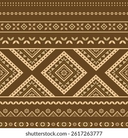 Southwest Native seamless pattern ethnic tribal Aztec geometric Navajo Native American fabric colorful design vector for textile print