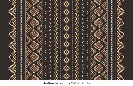 Southwest Native seamless pattern ethnic tribal Aztec geometric Navajo Native American fabric colorful design vector for textile print