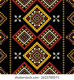 Southwest Native nahtloses Muster ethnischen Stamm Aztec geometrische Navajo Native American Stoff bunte Design Vektor für Stoffdruck