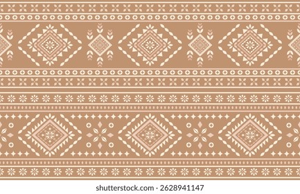 Southwest Native seamless pattern ethnic tribal Aztec geometric Navajo Native American fabric colorful design vector for textile print