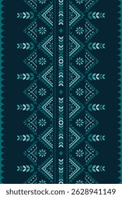 Vector de diseño colorido de tela nativa americana nativa navajo geométrica azteca de patrón inconsútil étnico nativo del suroeste para la impresión textil
