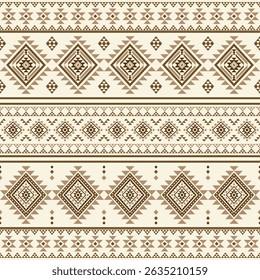 Sudoeste Nativo padrão sem costura étnico tribal Asteca geométrica Navajo Nativo americano tecido colorido vetor de design para impressão têxtil