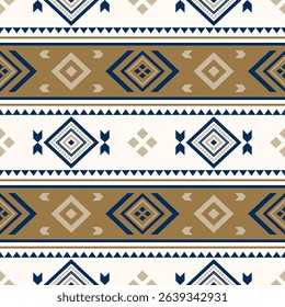 Southwest Native seamless pattern ethnic tribal Aztec geometric Navajo Native American fabric colorful design vector for textile print