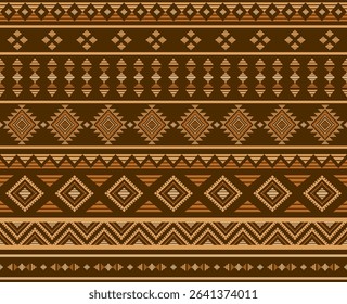 Southwest Native seamless pattern ethnic tribal Aztec geometric Navajo Native American fabric colorful design vector for textile print